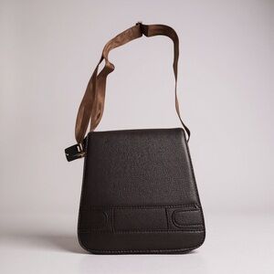 NWT Sophia large Camera Bag Coffee Brown Veagan Leather Bundle with wallet